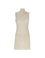 COURREGES Abito "Twist A-Line" WHITE Donna 