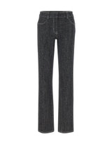 COURREGES Jeans in tweed BLACK Donna 