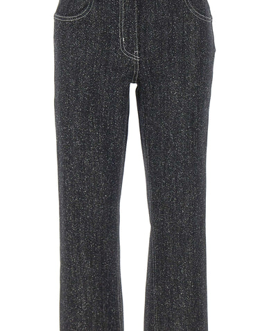 COURREGES Jeans in tweed BLACK Donna 