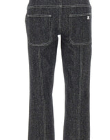 COURREGES Jeans in tweed BLACK Donna 