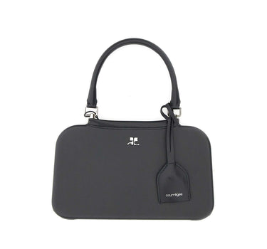 COURREGES Borsa a mano "Small Shadow" BLACK Donna 