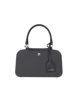 COURREGES Borsa a mano "Small Shadow" BLACK Donna 