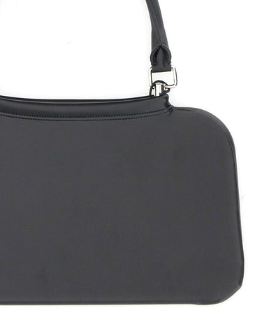 COURREGES Borsa a mano "Small Shadow" BLACK Donna 