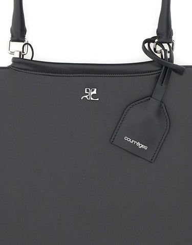 COURREGES Borsa a spalla "Shadow" BLACK Donna 
