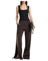 COURREGES Pantaloni della tuta in interlock BROWN Donna 