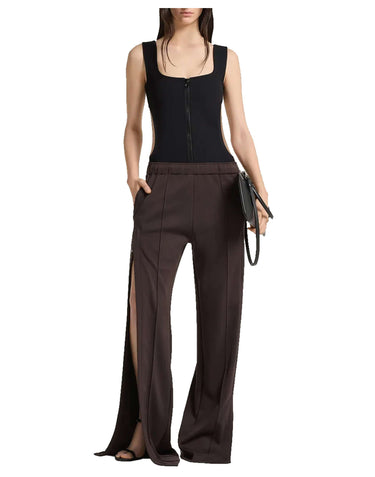 COURREGES Pantaloni della tuta in interlock BROWN Donna 