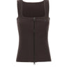 COURREGES Canotta "90's" BROWN Donna 