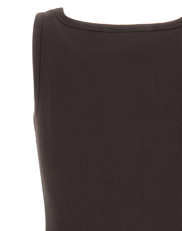 COURREGES Canotta "90's" BROWN Donna 