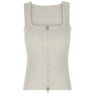 COURREGES Canotta "90's" WHITE Donna 
