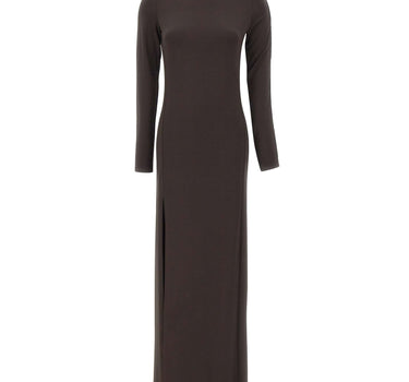 COURREGES Abito lungo a collo alto BROWN Donna 