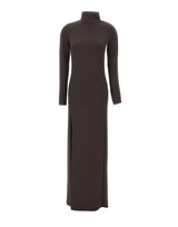 COURREGES Abito lungo a collo alto BROWN Donna 