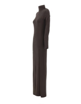 COURREGES Abito lungo a collo alto BROWN Donna 