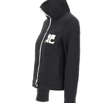 COURREGES Giacca a collo alto BLACK Donna 