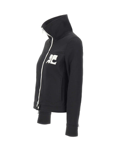 COURREGES Giacca a collo alto BLACK Donna 