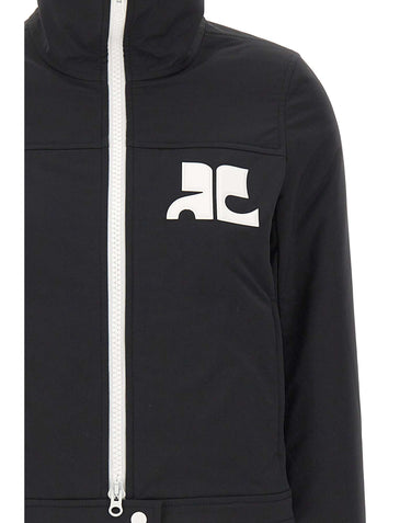 COURREGES Giacca a collo alto BLACK Donna 
