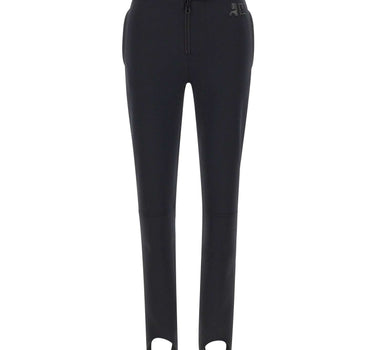 COURREGES Pantaloni in jersey tecnico BLACK Donna 