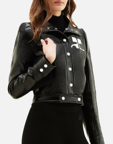 Giacca "Reedition" PERCBL005VY0014 BLACK COURREGES 