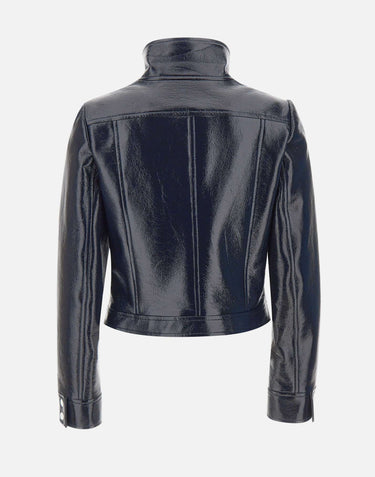 COURREGES Giacca "Reedition Vinyl" BLUE Donna 