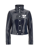 COURREGES Giacca "Reedition Vinyl" BLUE Donna 