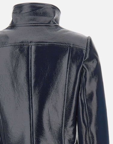 COURREGES Giacca "Reedition Vinyl" BLUE Donna 
