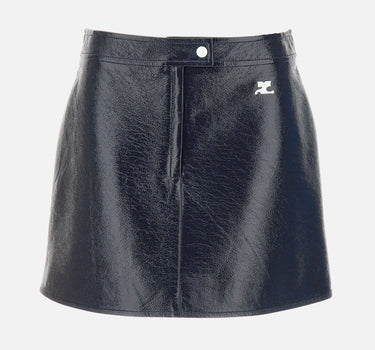 Mini gonna "Reedition Vinyl" PERCJU001VY0014 NAVY COURREGES 