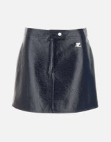 Mini gonna "Reedition Vinyl" PERCJU001VY0014 NAVY COURREGES 