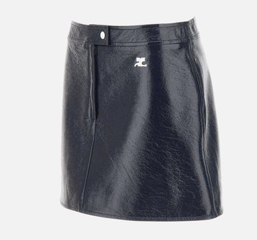 Mini gonna "Reedition Vinyl" PERCJU001VY0014 NAVY COURREGES 