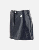 Mini gonna "Reedition Vinyl" PERCJU001VY0014 NAVY COURREGES 