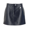 COURREGES Mini gonna "Reedition Vinyl" BLUE Donna 