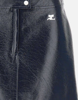 Mini gonna "Reedition Vinyl" PERCJU001VY0014 NAVY COURREGES 