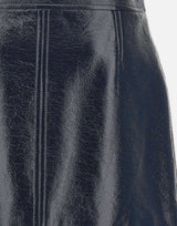 Mini gonna "Reedition Vinyl" PERCJU001VY0014 NAVY COURREGES 