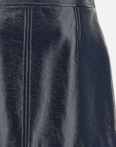 Mini gonna "Reedition Vinyl" PERCJU001VY0014 NAVY COURREGES 