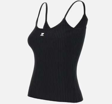 Top "Reedition" PERMDE012FI0001 BLACK COURREGES 