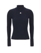 Maglia "Reedition Rib Knit" PERMPU022FI0001 NAVY COURREGES 