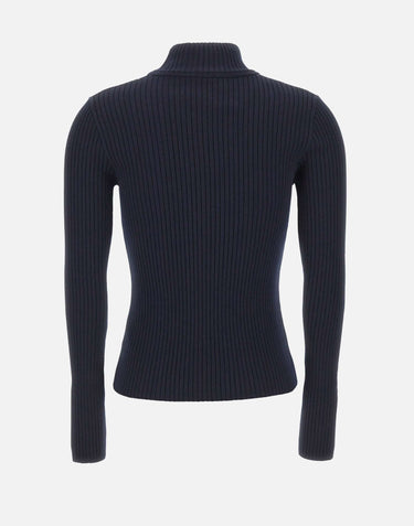 Maglia "Reedition Rib Knit" PERMPU022FI0001 NAVY COURREGES 