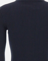 Maglia "Reedition Rib Knit" PERMPU022FI0001 NAVY COURREGES 