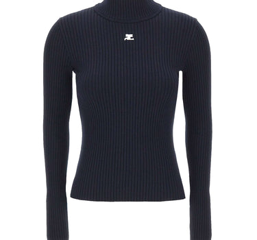 Maglia "Reedition Rib Knit" PERMPU022FI0001 NAVY COURREGES 