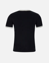 T-shirt "Signature contrast" VESJTS017JS0070 BLKHERWHITE COURREGES 