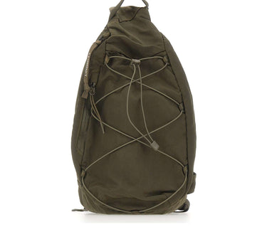 C.P. COMPANY Zaino monospalla "Nylon B" GREEN Uomo 