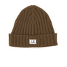 C.P. COMPANY Berretto in lana merino extrafine BROWN Uomo 