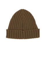 C.P. COMPANY Berretto in lana merino extrafine BROWN Uomo 