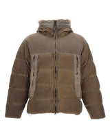 C.P. COMPANY Piumino "Eco-Chrome R Goggle" BROWN Uomo 