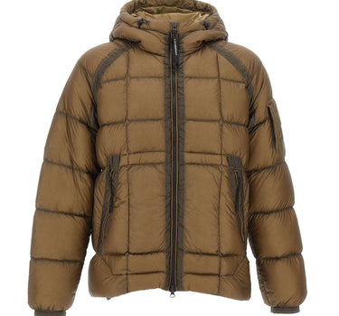 C.P. COMPANY Piumino in nylon "D.D. Shell" BROWN Uomo 
