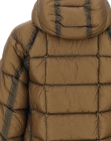 C.P. COMPANY Piumino in nylon "D.D. Shell" BROWN Uomo 