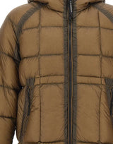 C.P. COMPANY Piumino in nylon "D.D. Shell" BROWN Uomo 