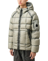 C.P. COMPANY Piumino in nylon "D.D. Shell" GREY Uomo 