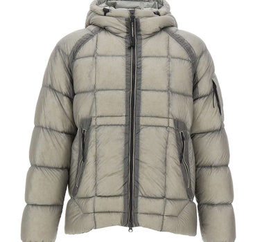 C.P. COMPANY Piumino in nylon "D.D. Shell" GREY Uomo 