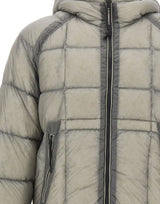 C.P. COMPANY Piumino in nylon "D.D. Shell" GREY Uomo 