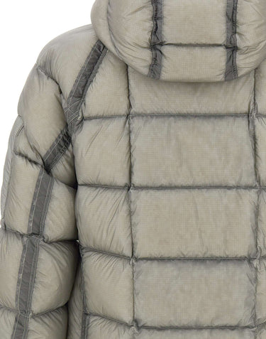 C.P. COMPANY Piumino in nylon "D.D. Shell" GREY Uomo 