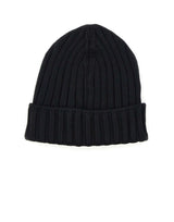 C.P. COMPANY Berretto in lana merino extrafine BLACK Uomo 